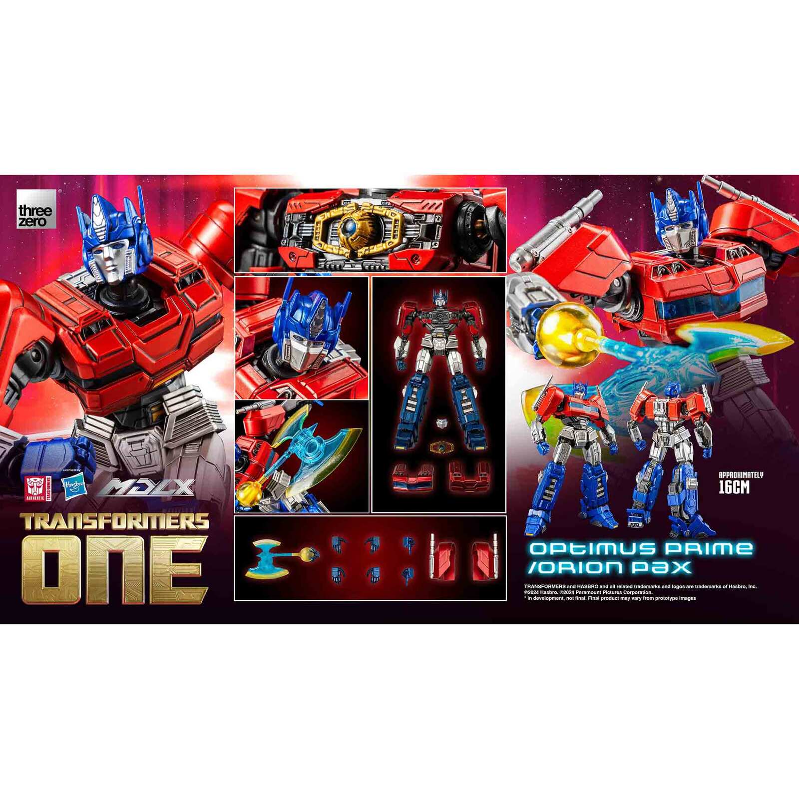 Transformers: One - Optimus Prime/Orion Pax - MDLX Actionfigur - 16 cm