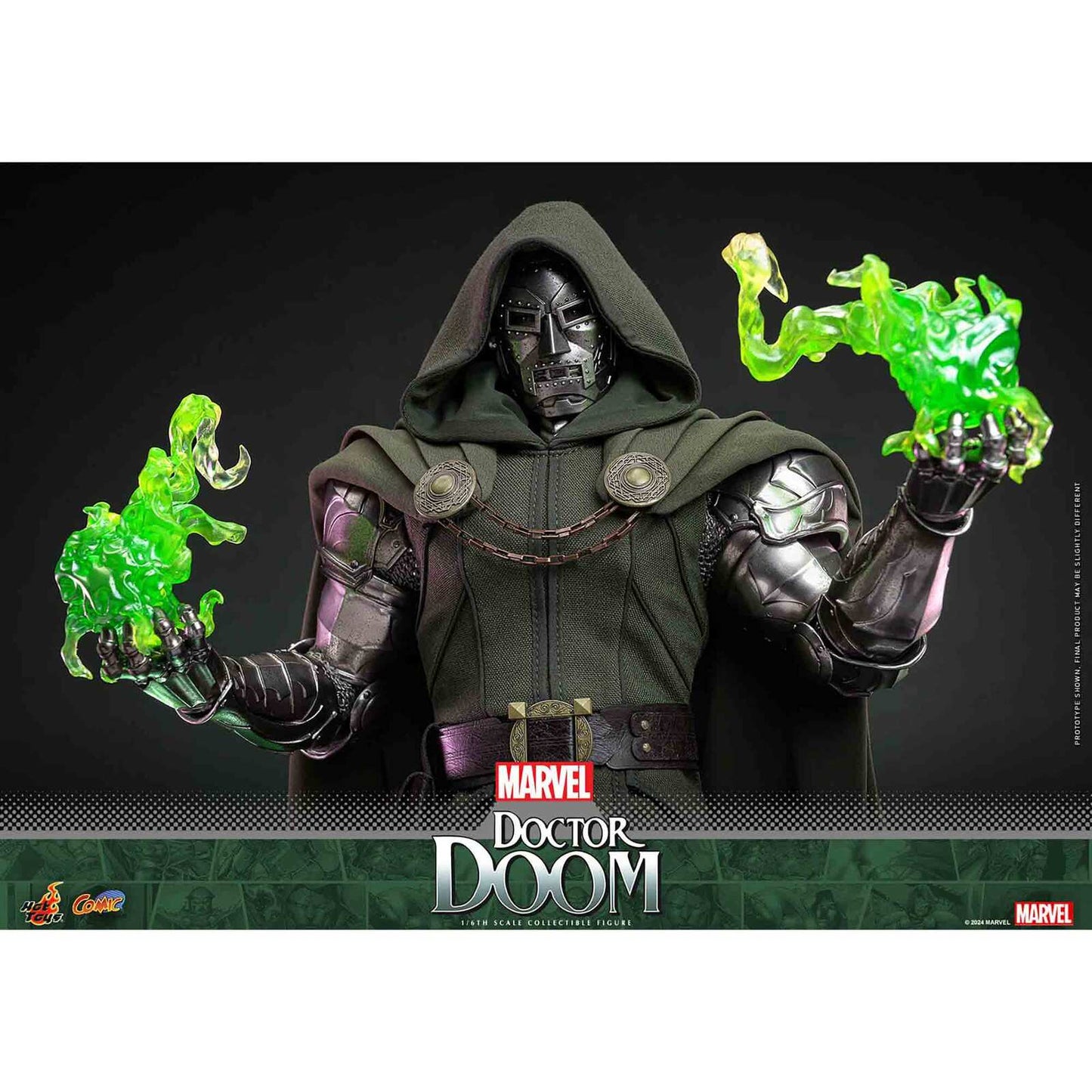Hot Toys: Marvel - Doctor Doom - Comic Masterpiece - Collector Edition -Actionfigur 1/6 - 33 cm