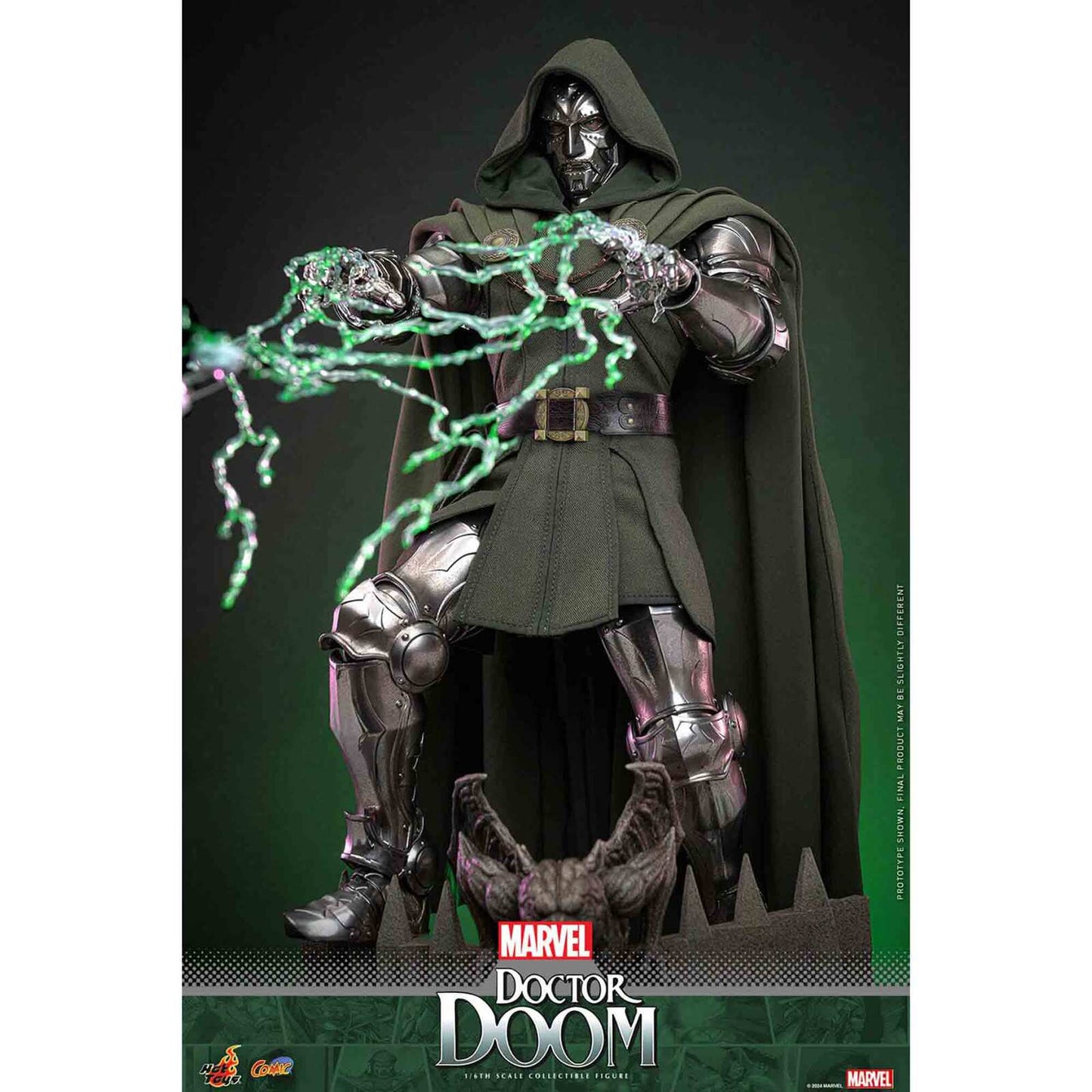 Hot Toys: Marvel - Doctor Doom - Comic Masterpiece - Collector Edition -Actionfigur 1/6 - 33 cm