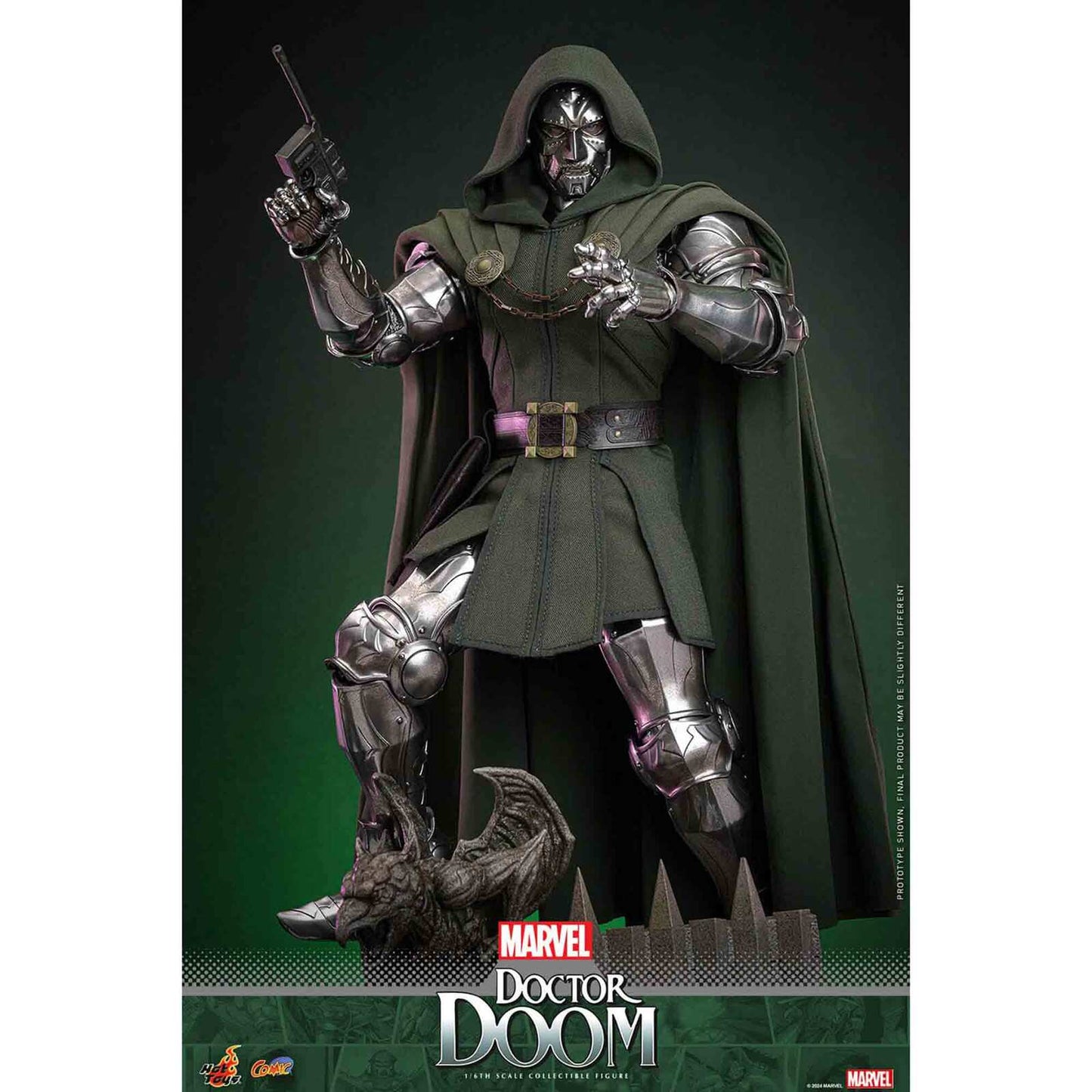 Hot Toys: Marvel - Doctor Doom - Comic Masterpiece - Collector Edition -Actionfigur 1/6 - 33 cm