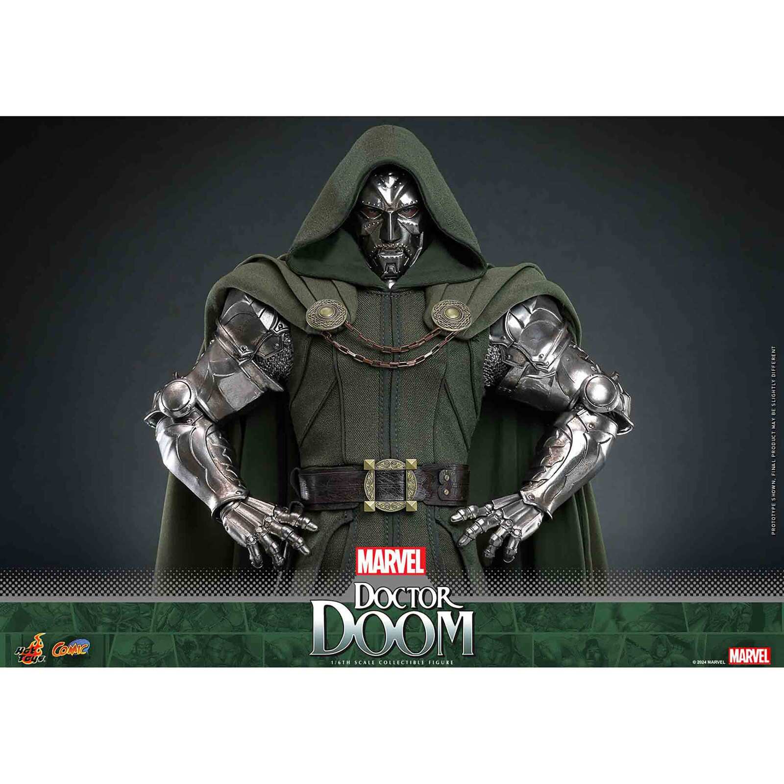 Hot Toys: Marvel - Doctor Doom - Comic Masterpiece - Collector Edition -Actionfigur 1/6 - 33 cm