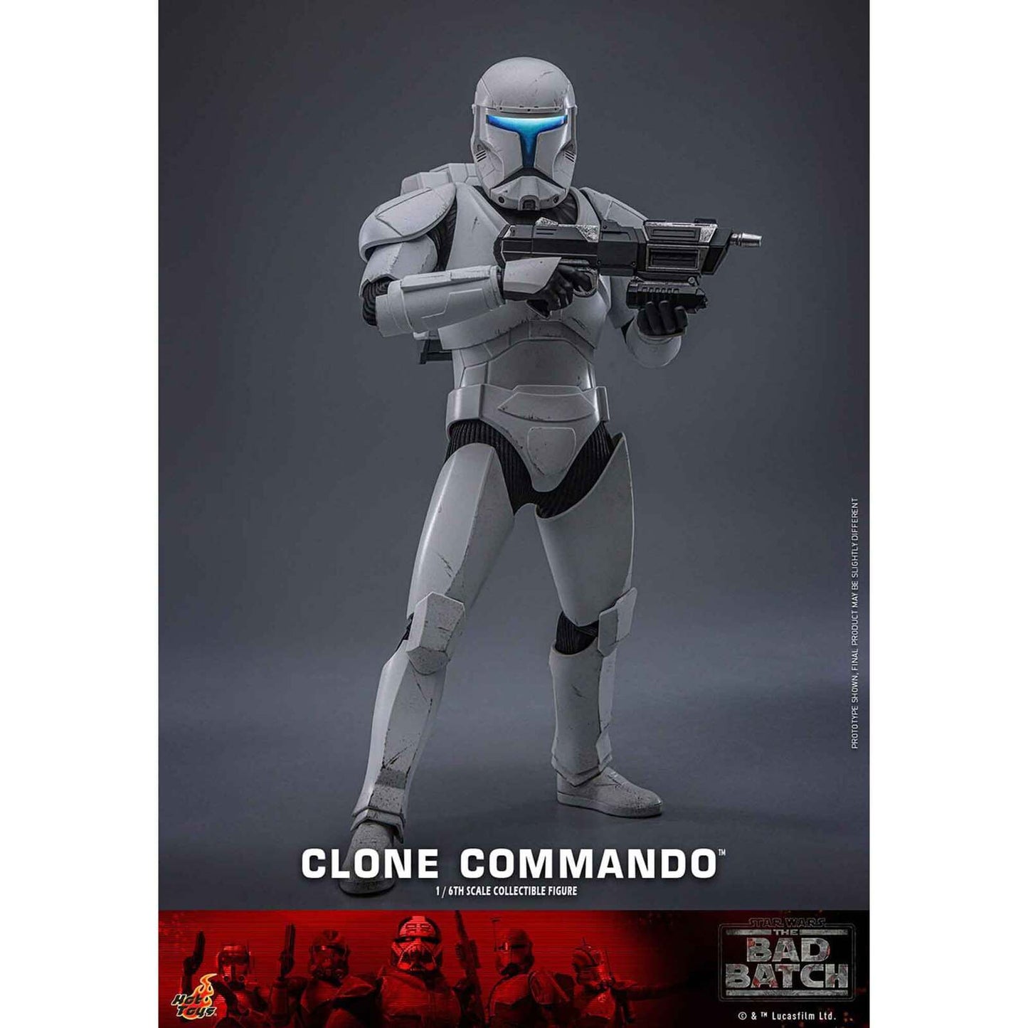 Hot Toys: Star Wars - The Bad Batch - Clone Commando - Television Masterpiece Series - Actionfigur 1/6 - 30 cm