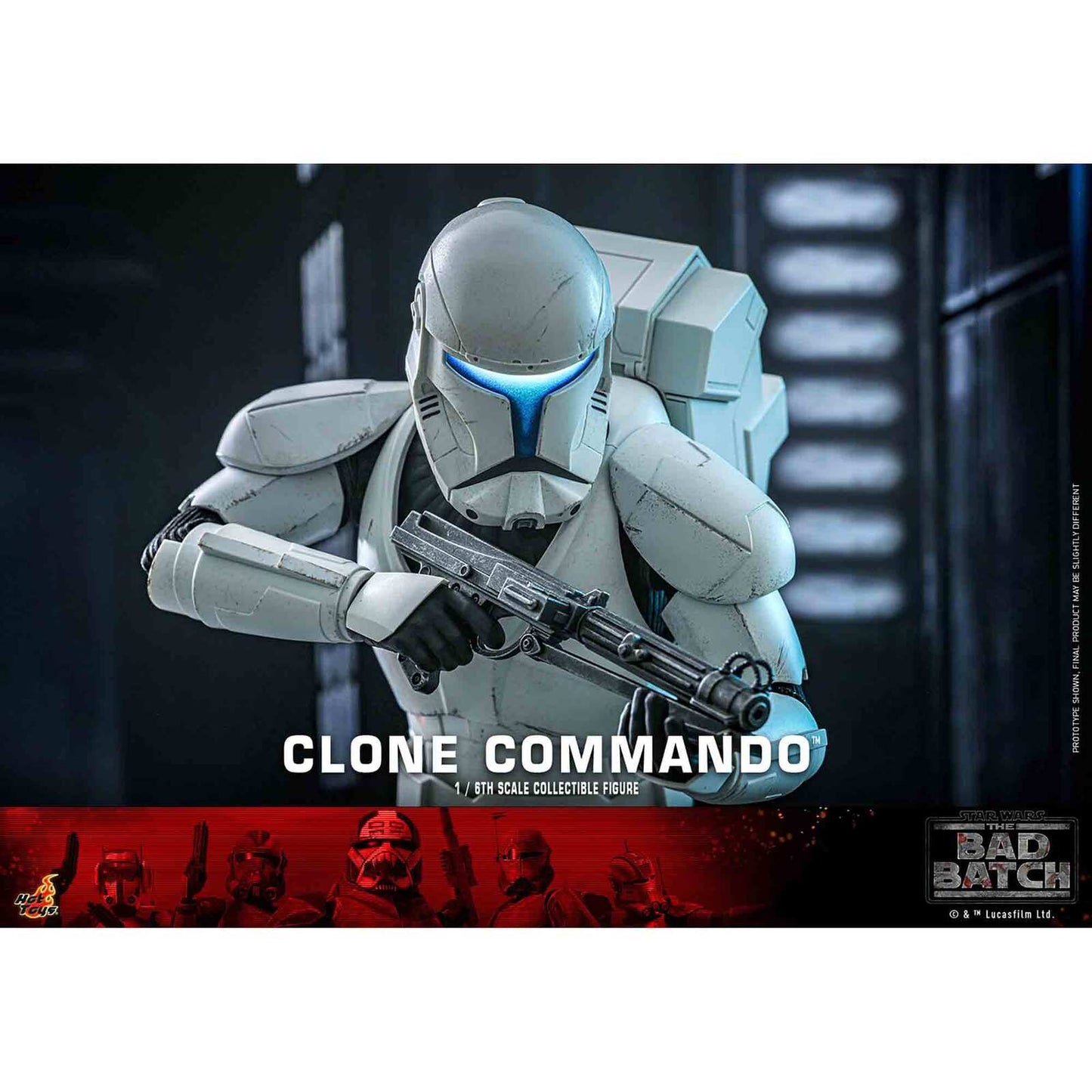 Hot Toys: Star Wars - The Bad Batch - Clone Commando - Television Masterpiece Series - Actionfigur 1/6 - 30 cm