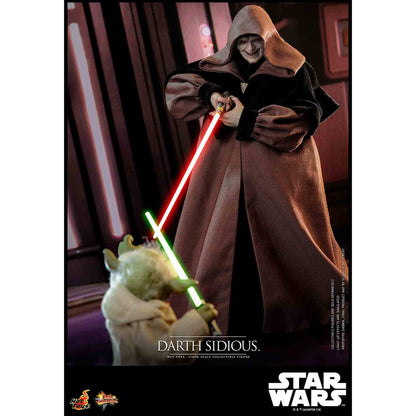 Hot Toys: Star Wars - Darth Sidious - Movie Masterpiece - Actionfigur 1/6 - 29 cm