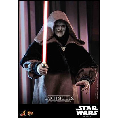 Hot Toys: Star Wars - Darth Sidious - Movie Masterpiece - Actionfigur 1/6 - 29 cm