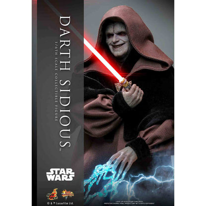 Hot Toys: Star Wars - Darth Sidious - Movie Masterpiece - Actionfigur 1/6 - 29 cm