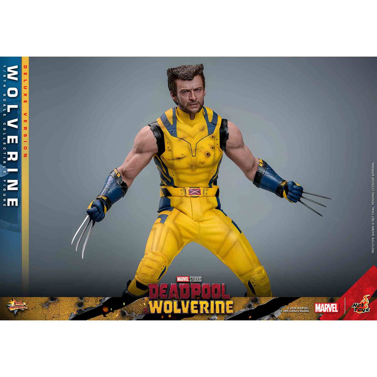 Hot Toys: Deadpool & Wolverine -Wolverine - Movie Masterpiece - Deluxe Version - Actionfigur 1/6 - 31 cm