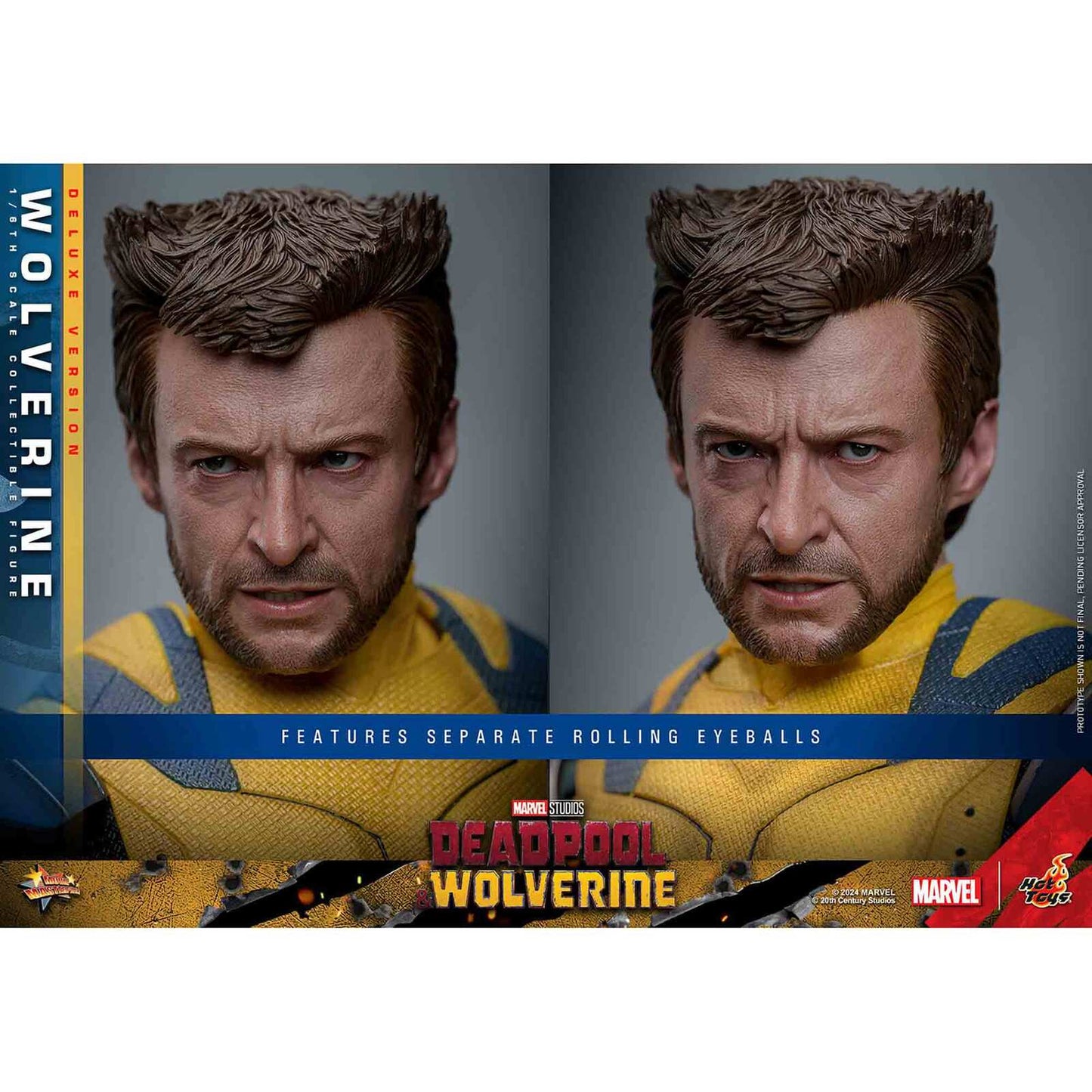 Hot Toys: Deadpool & Wolverine -Wolverine - Movie Masterpiece - Deluxe Version - Actionfigur 1/6 - 31 cm