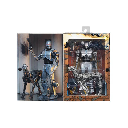 NECA - RoboCop vs The Terminator - Doppelpack EndoCop & Terminator Dog - Actionfiguren - 18 cm