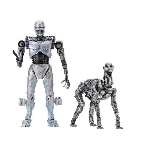 NECA - RoboCop vs The Terminator - Doppelpack EndoCop & Terminator Dog - Actionfiguren - 18 cm