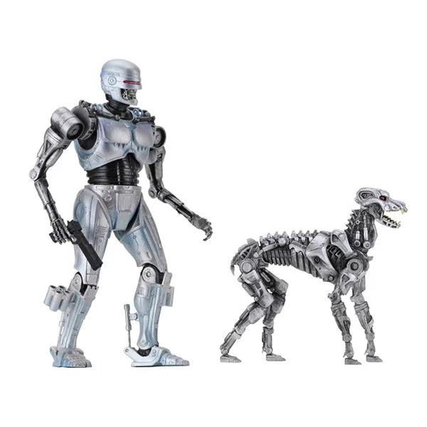 NECA - RoboCop vs The Terminator - Doppelpack EndoCop & Terminator Dog - Actionfiguren - 18 cm