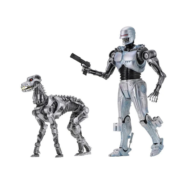 NECA - RoboCop vs The Terminator - Doppelpack EndoCop & Terminator Dog - Actionfiguren - 18 cm