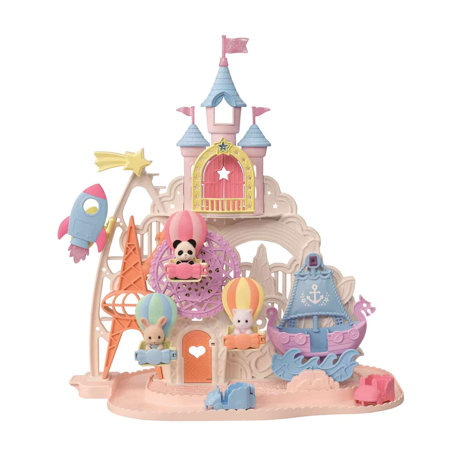 Sylvanian Families: Baby Freizeitpark - Park Set mit 3 Figuren - 5537