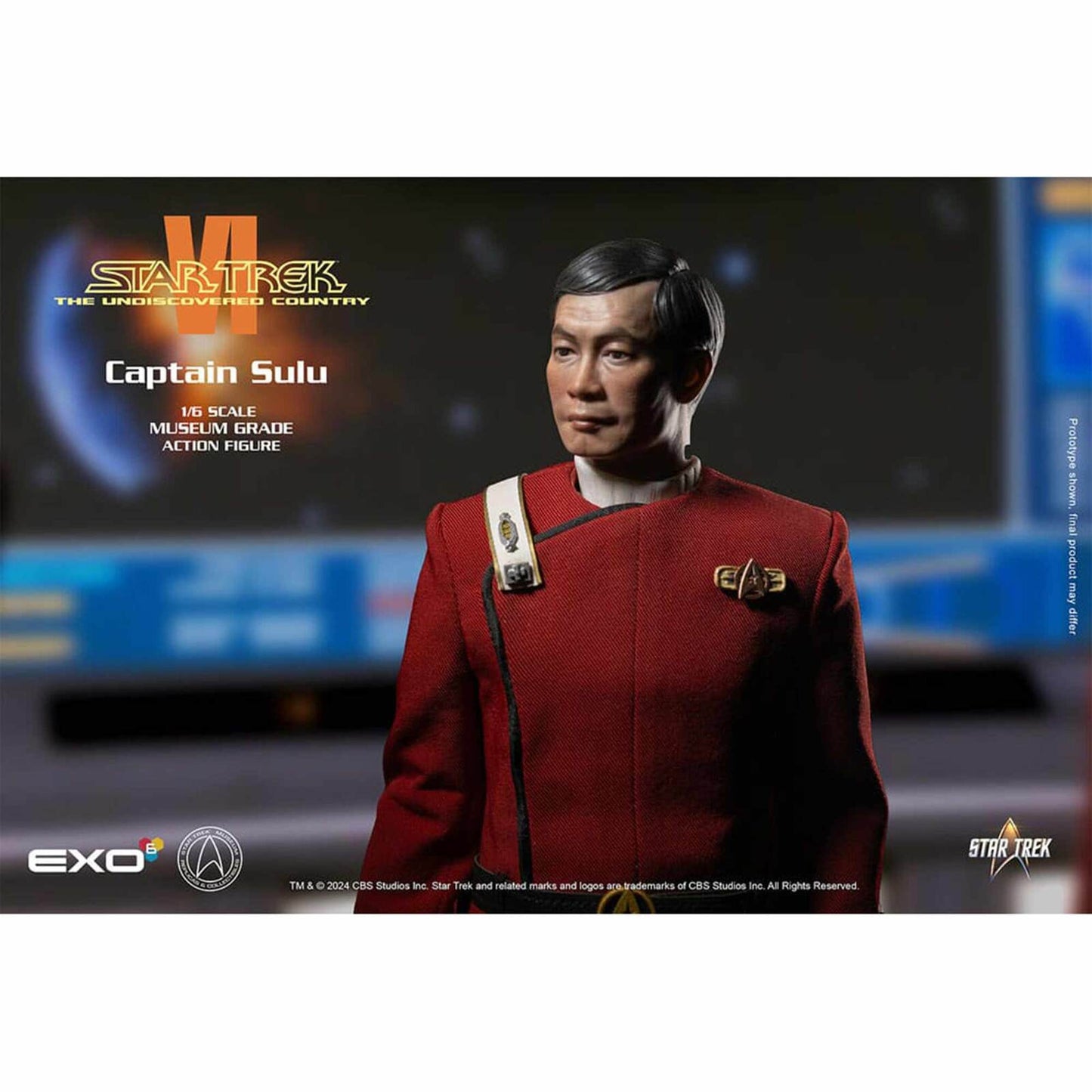 Star Trek: VI - Das unentdeckte Land Captain Hikaru Sulu - Actionfigur 1/6 - 29 cm