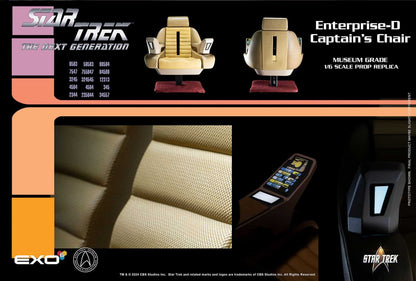 Star Trek: TNG - The Next Generation - Captain's Chair (Enterprise-D) - Replik 1/6 - 19 cm