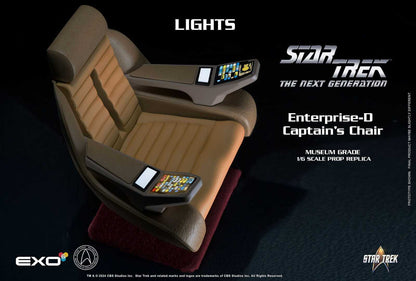 Star Trek: TNG - The Next Generation - Captain's Chair (Enterprise-D) - Replik 1/6 - 19 cm