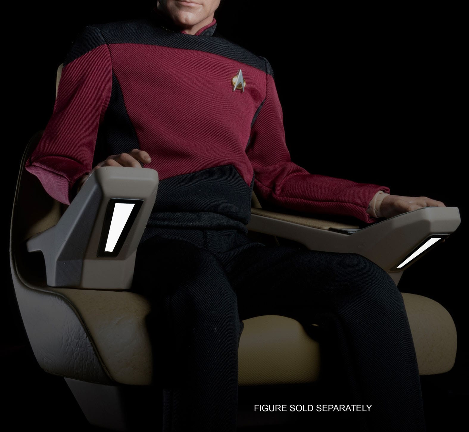 Star Trek: TNG - The Next Generation - Captain's Chair (Enterprise-D) - Replik 1/6 - 19 cm