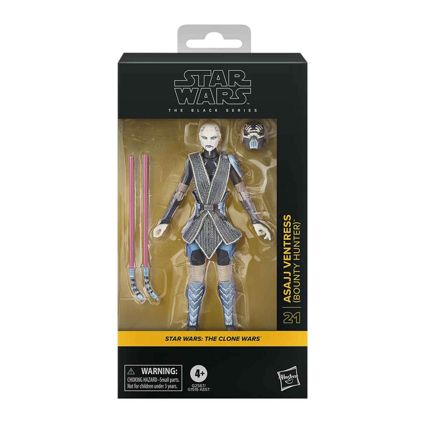 Star Wars: Black Series - The Clone Wars - Asajj Ventress Bounty Hunter - G2567 - 15 cm