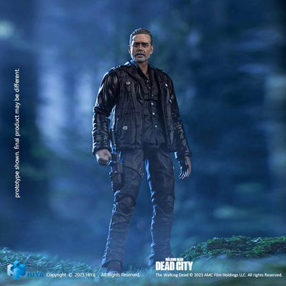 The Walking Dead: Dead City Exquisite - Negan - mini Actionfigur 1/18 - 11 cm