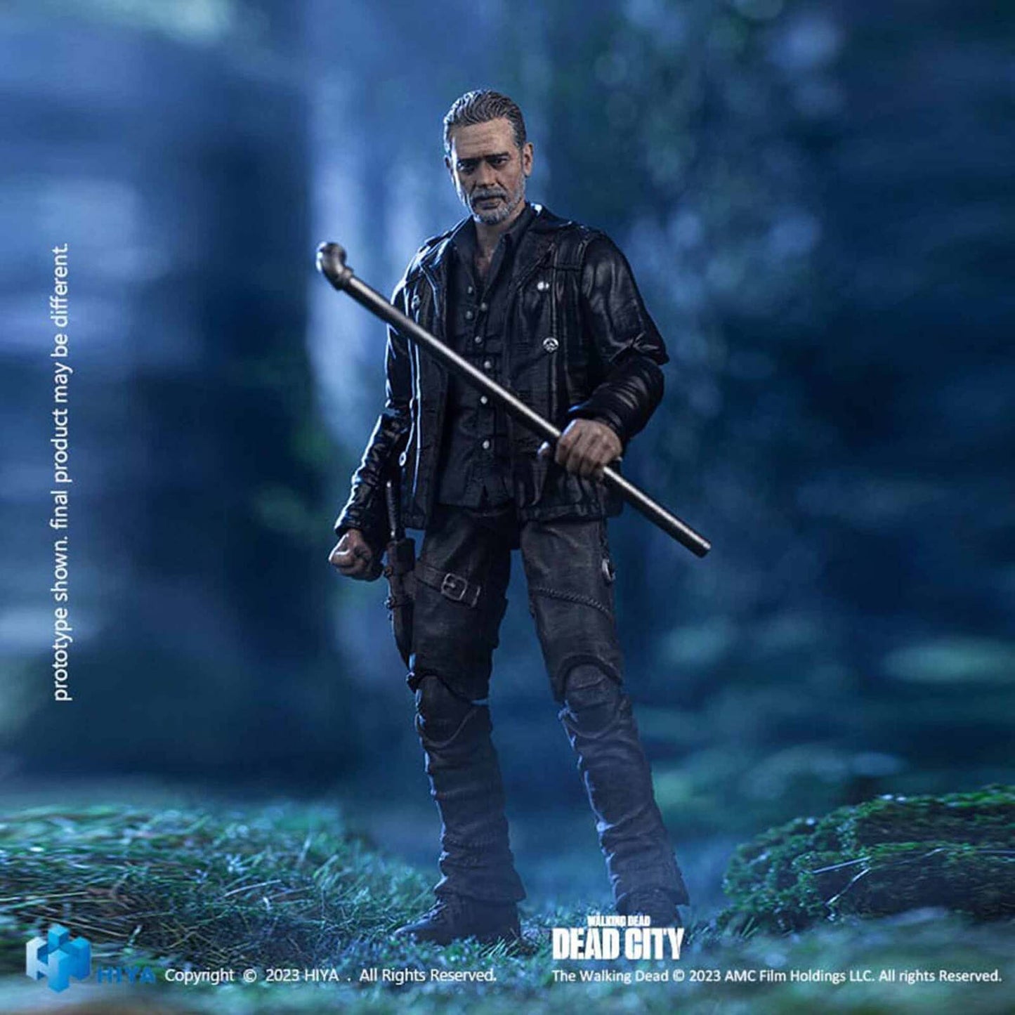 The Walking Dead: Dead City Exquisite - Negan - mini Actionfigur 1/18 - 11 cm