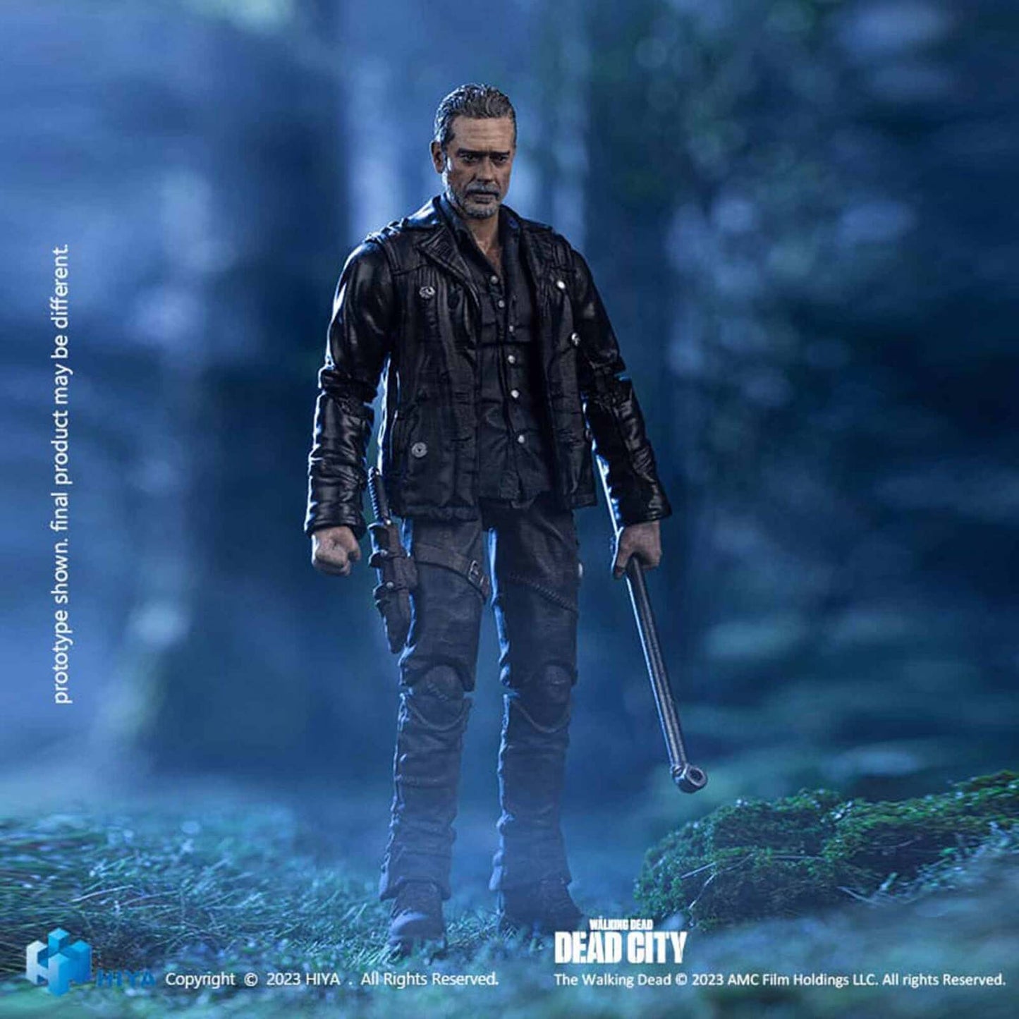 The Walking Dead: Dead City Exquisite - Negan - mini Actionfigur 1/18 - 11 cm