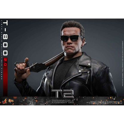 Hot Toys: Terminator 2 - Movie Masterpiece - T-800 (2.0) - Actionfigur 1/6 - 32 cm