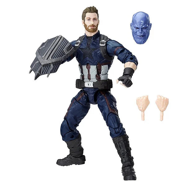 Marvel Legends: Avengers “Thanos” - Captain America - Actionfigur - E1387 - 15 cm