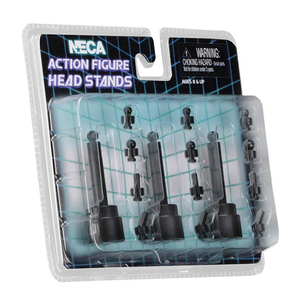 NECA Ständer: für Actionfiguren-Köpfe schwarz - 3 Stück