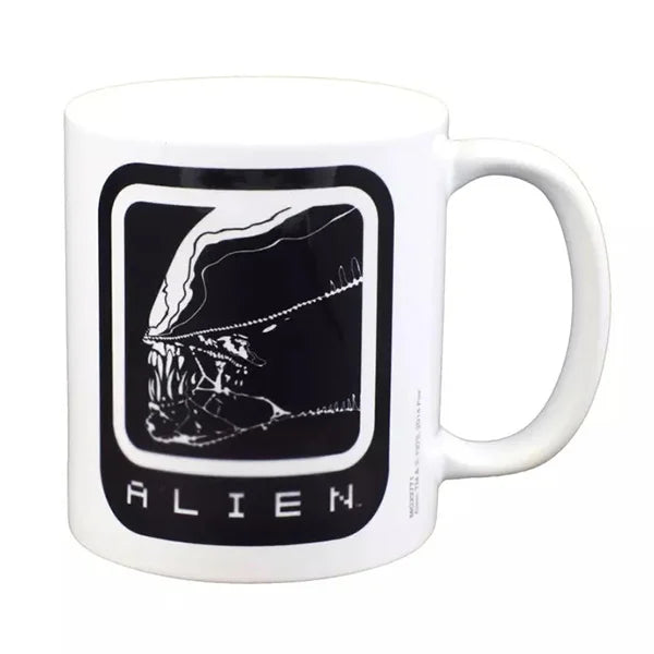 Alien: Tasse / Kaffeetasse weiss - Alien Icon