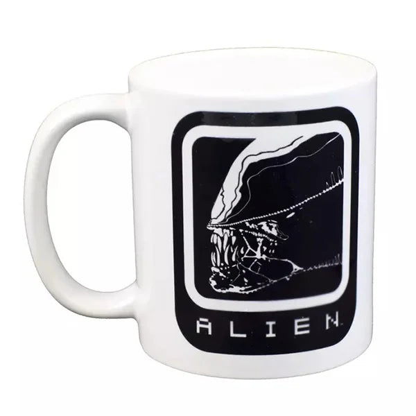 Alien: Tasse / Kaffeetasse weiss - Alien Icon