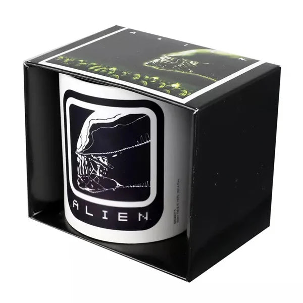 Alien: Tasse / Kaffeetasse weiss - Alien Icon