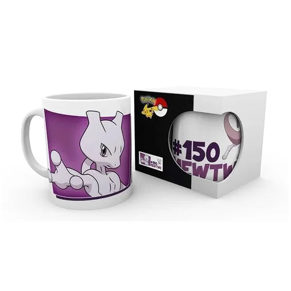 Pokémon: Tasse / Kaffeetasse weiss - Mewtwo