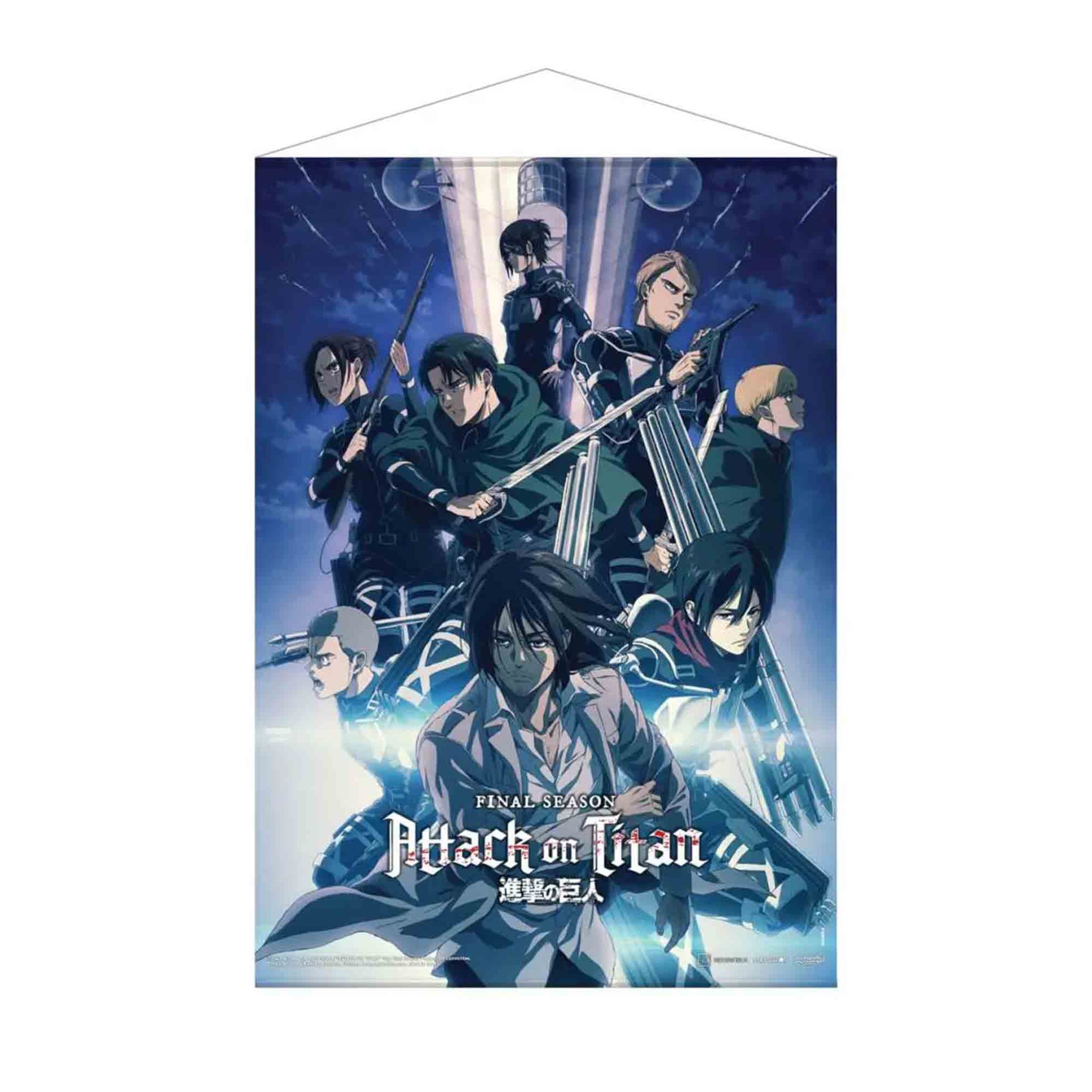 Attack On Titan: The Final Season Part 1 – Wallscroll KV2 - 50 x 70 cm