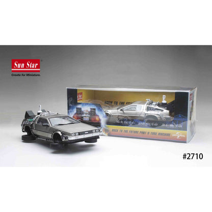 Back to the Future II: 1983 DeLorean - Time Machine - Dicast Modell - Masstab 1:18