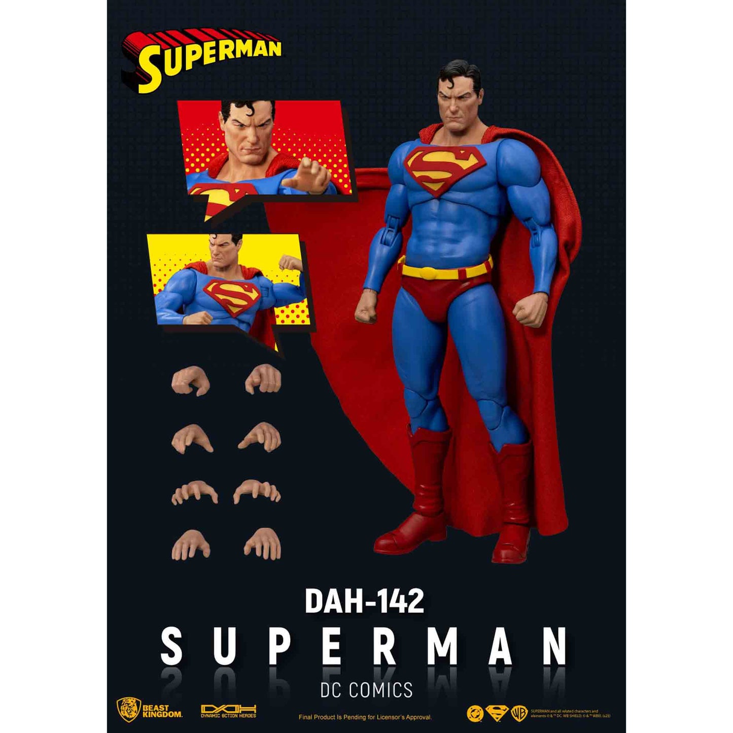 DC Comics: Superman - Actionfigur - DAH-142 - 20 cm