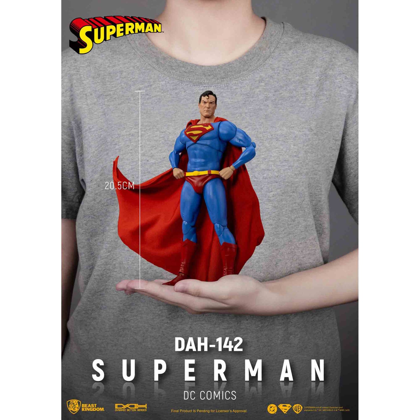 DC Comics: Superman - Actionfigur - DAH-142 - 20 cm