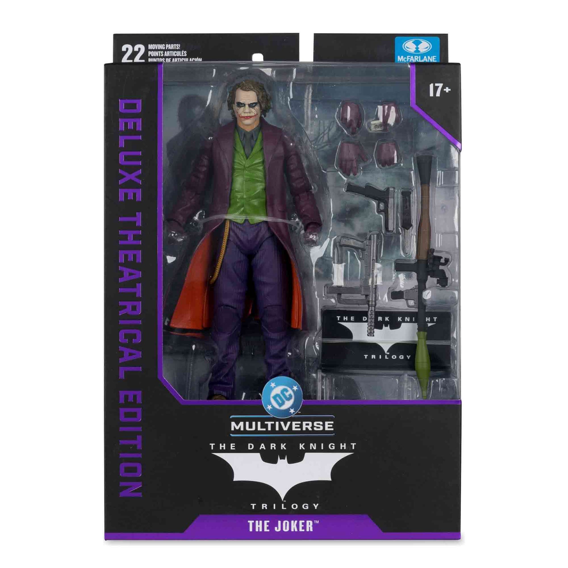 DC McFarlane Deluxe Theatrical Edition: The Dark Knight - Joker - Actionfigur - 18 cm