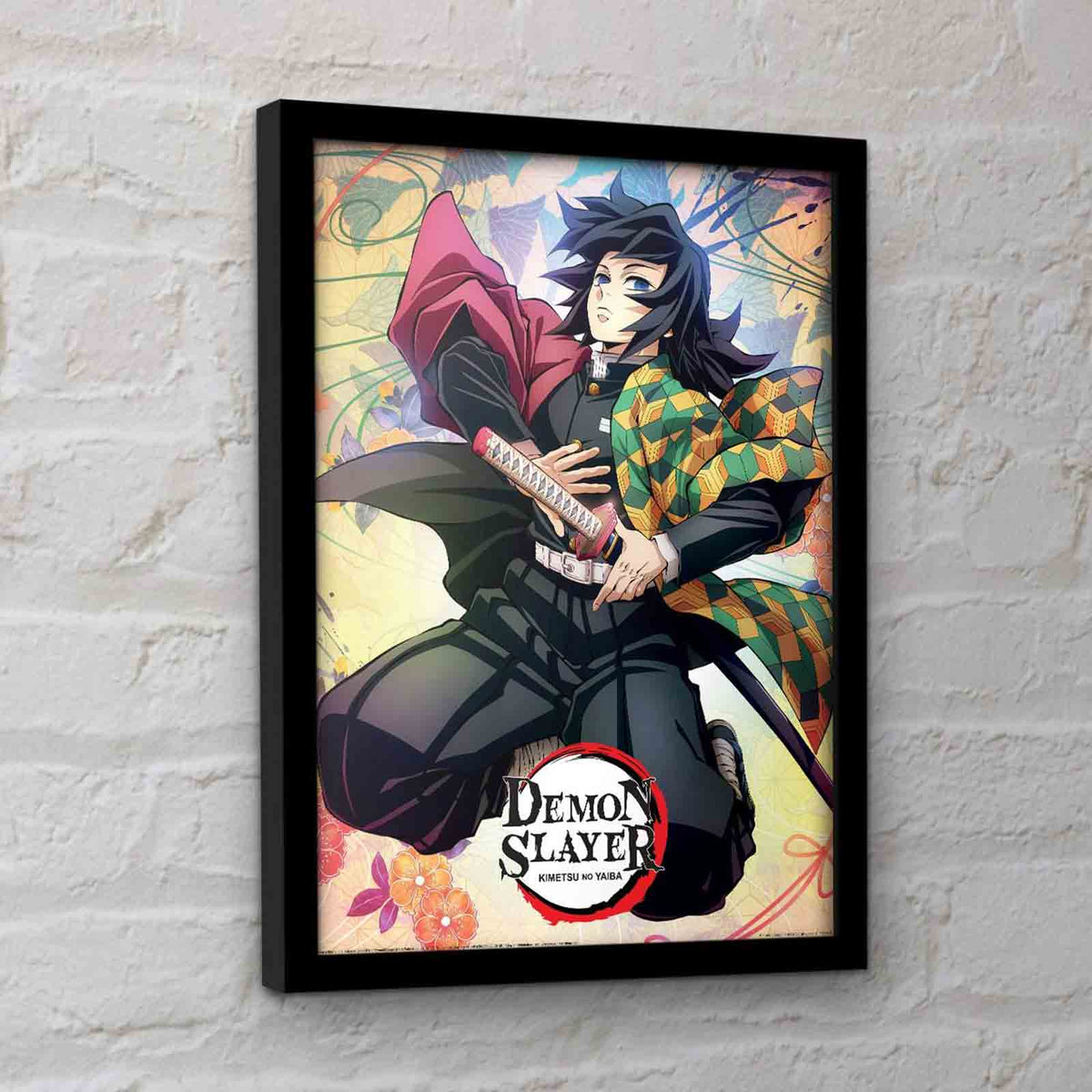 Demon Slayer: Giyuu - Collector Print Poster im Rahmen - 45 x 35 cm
