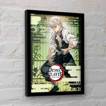 Demon Slayer: Sanemi - Collector Print Poster im Rahmen - 45 x 35 cm
