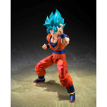 Dragon Ball Super: Saiyan God Super - Son Guko (Blue power transcending Limits) - S.H. Figuarts - Actionfigur - 15 cm