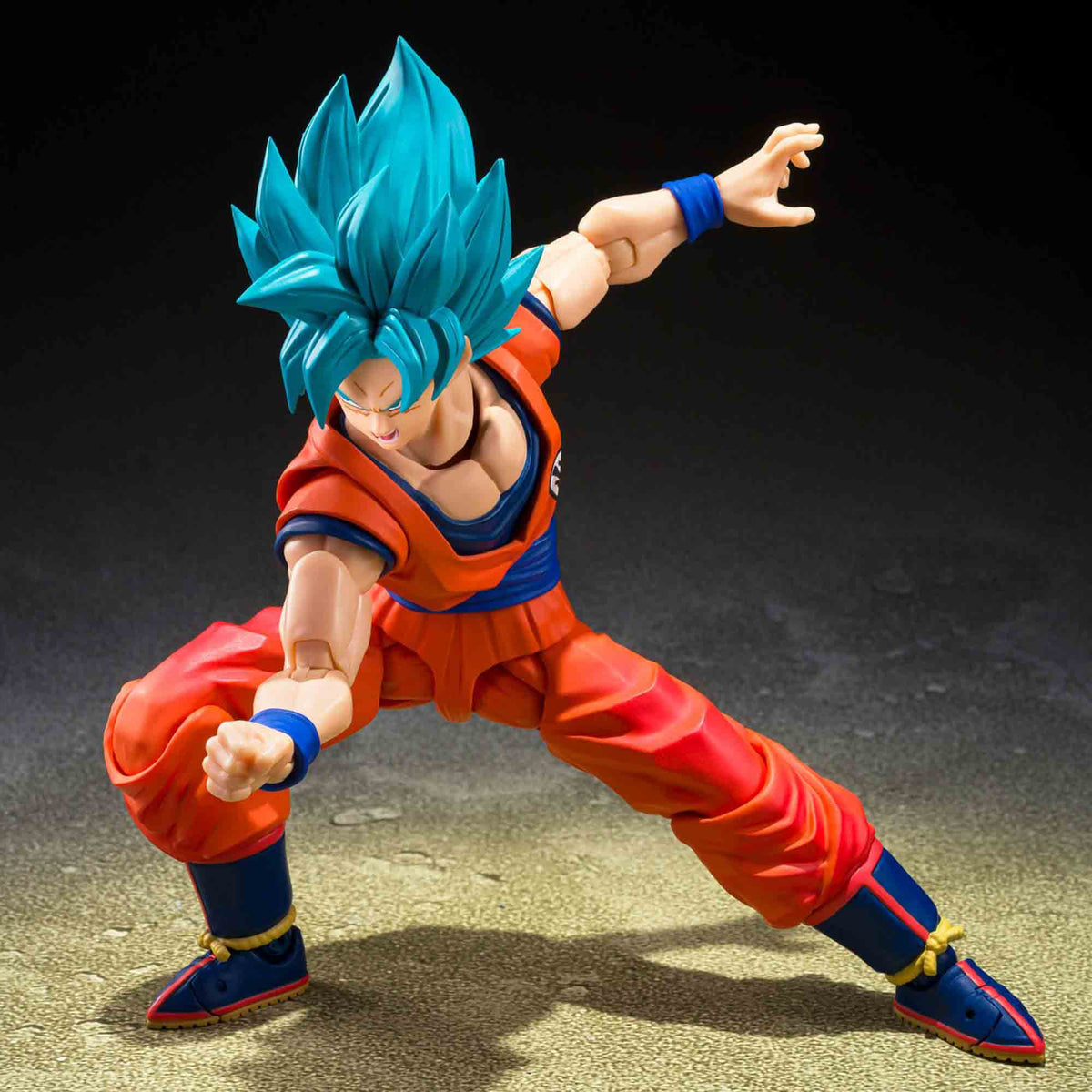 Dragon Ball Super: Saiyan God Super - Son Guko (Blue power transcending Limits) - S.H. Figuarts - Actionfigur - 15 cm