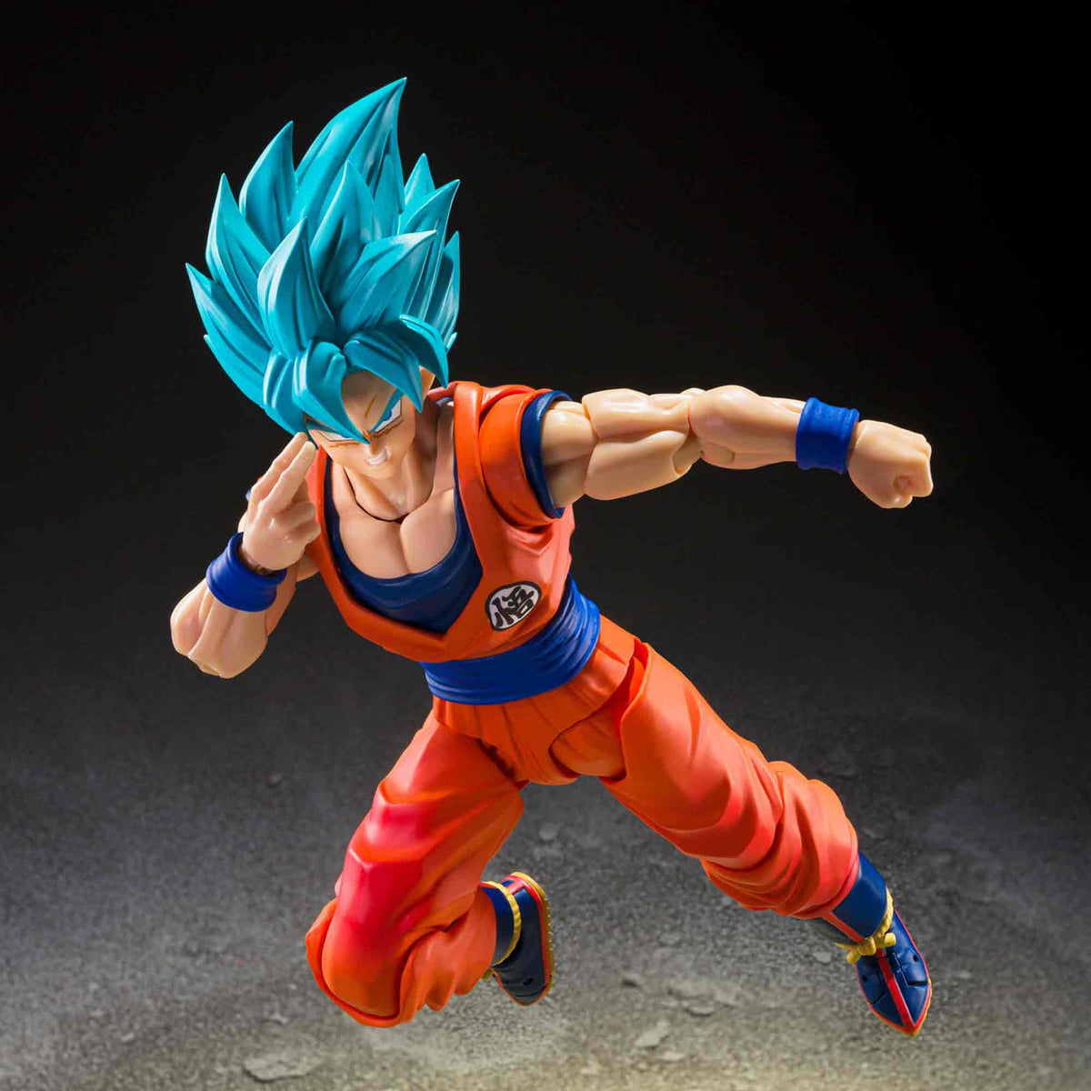 Dragon Ball Super: Saiyan God Super - Son Guko (Blue power transcending Limits) - S.H. Figuarts - Actionfigur - 15 cm