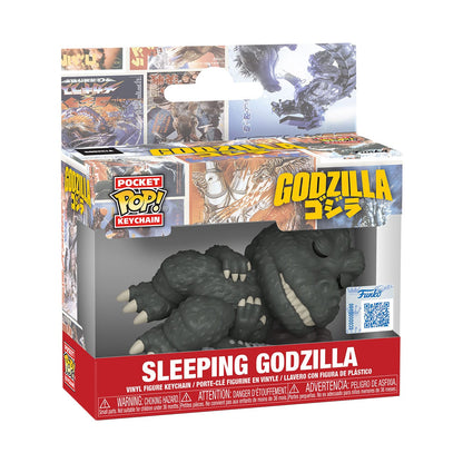 Funko: Pocket POP! - Sleeping Godzilla - Vinyl Schlüsselanhänger - 4 cm