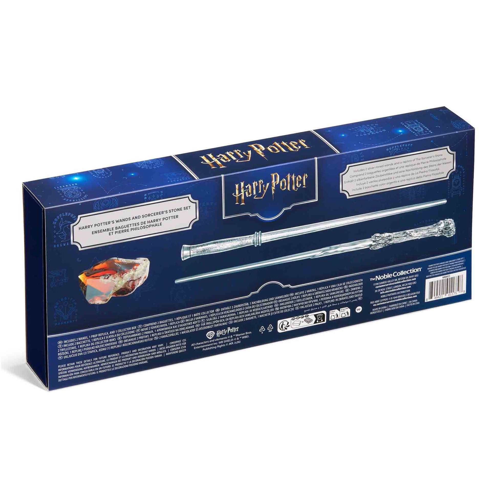 Harry Potter: 25th Anniversary - Zauberstab-Set mit Stein der Weisen