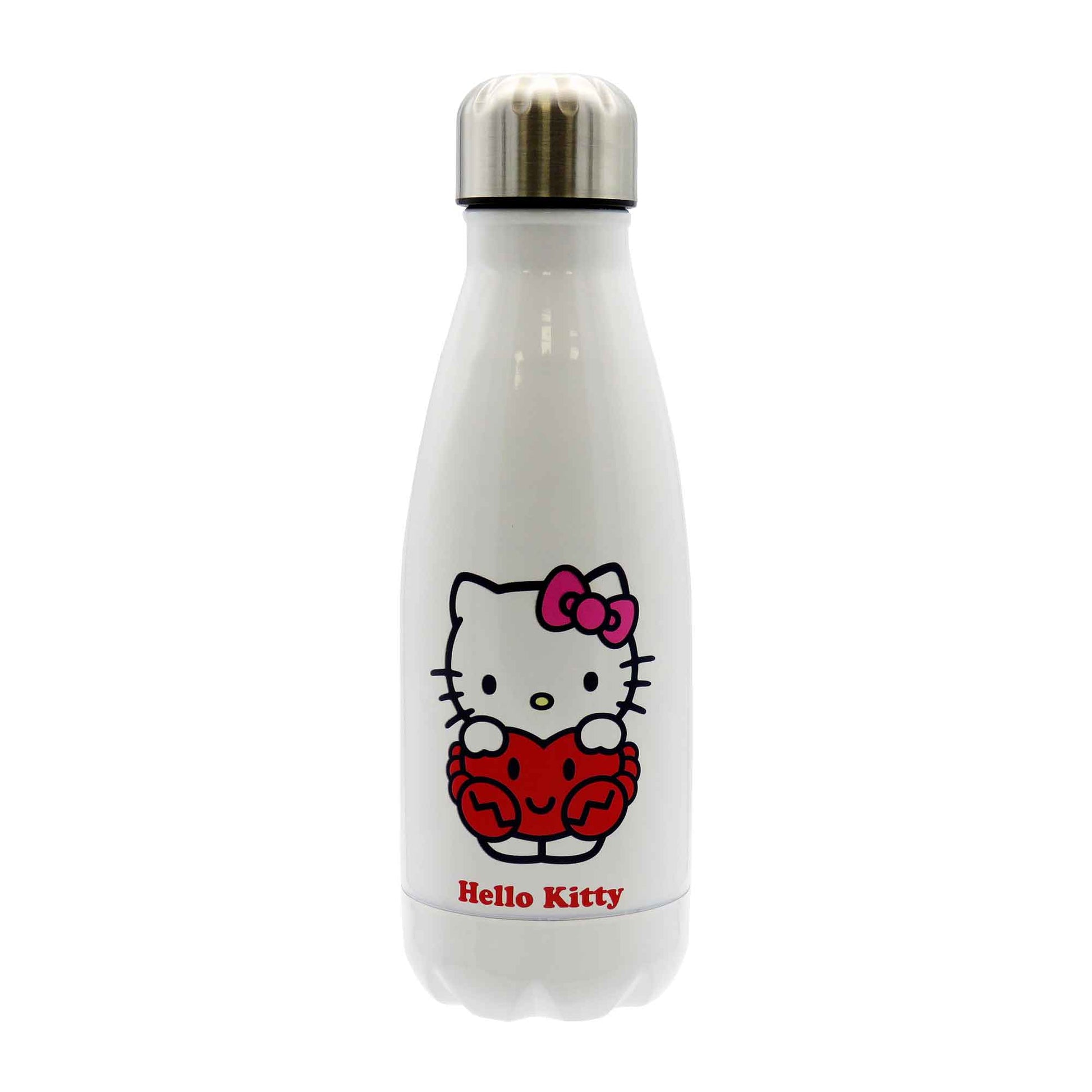 Hello Kitty: Krebs - Edelstahl Wasserflasche /Trinkflasche - 550ml
