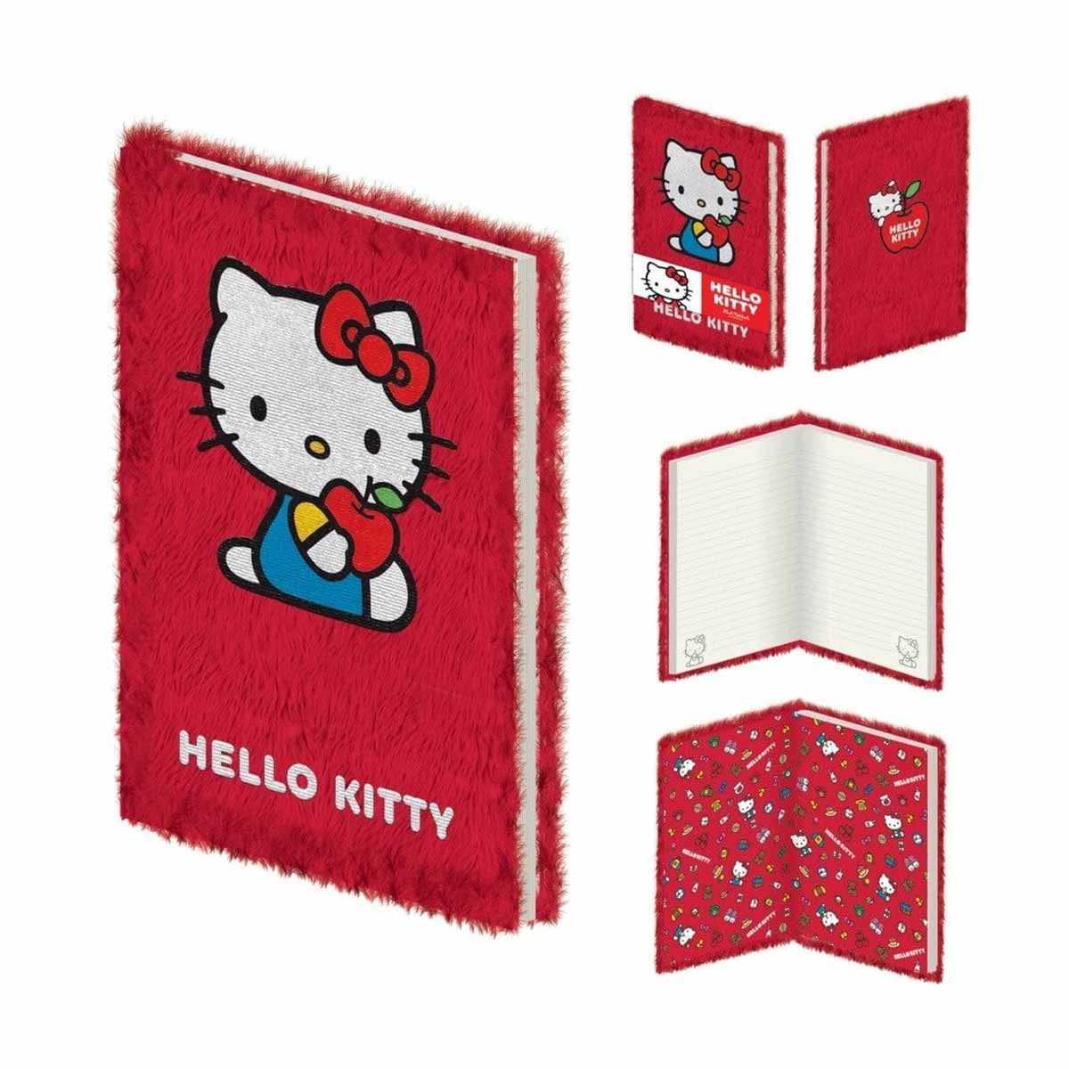 Hello Kitty: Sanrio Plüsch-Notizbuch