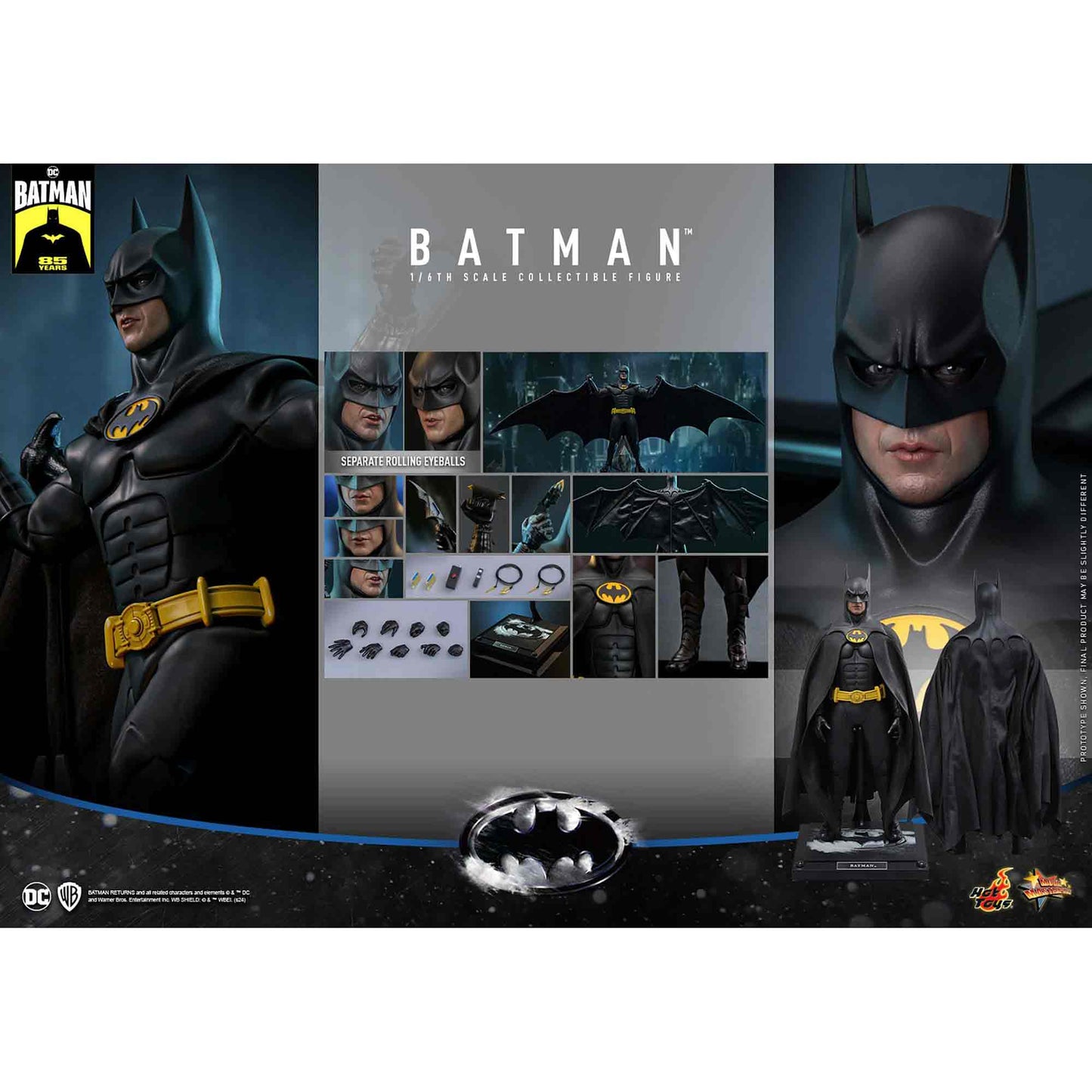 Hot Toys: Batmans Rückkehr - Movie Masterpiece - Collector Edition - Actionfigur 1/6 - 30 cm