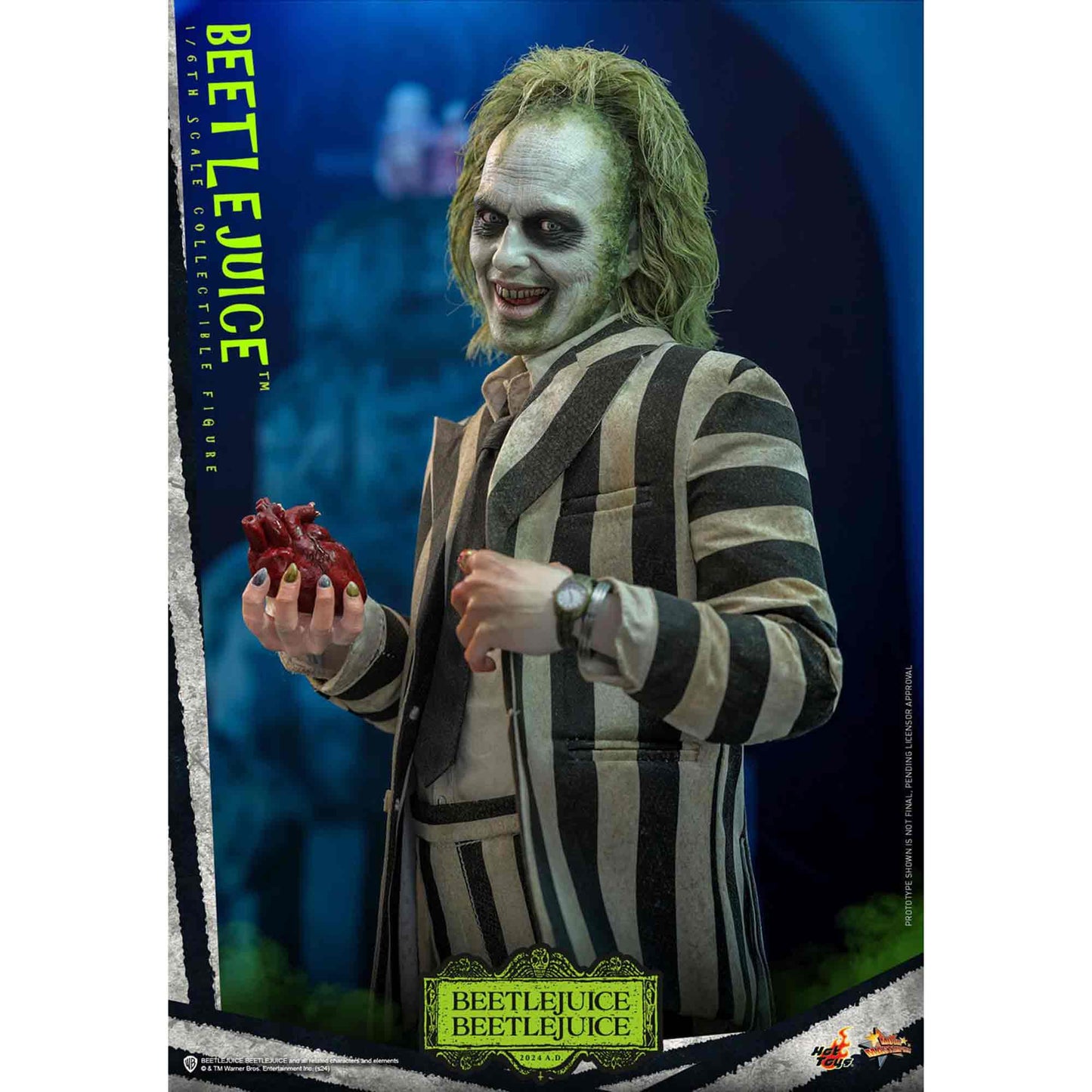 Hot Toys: Beetlejuice - Movie Masterpiece Actionfigur 1/6 - 30 cm