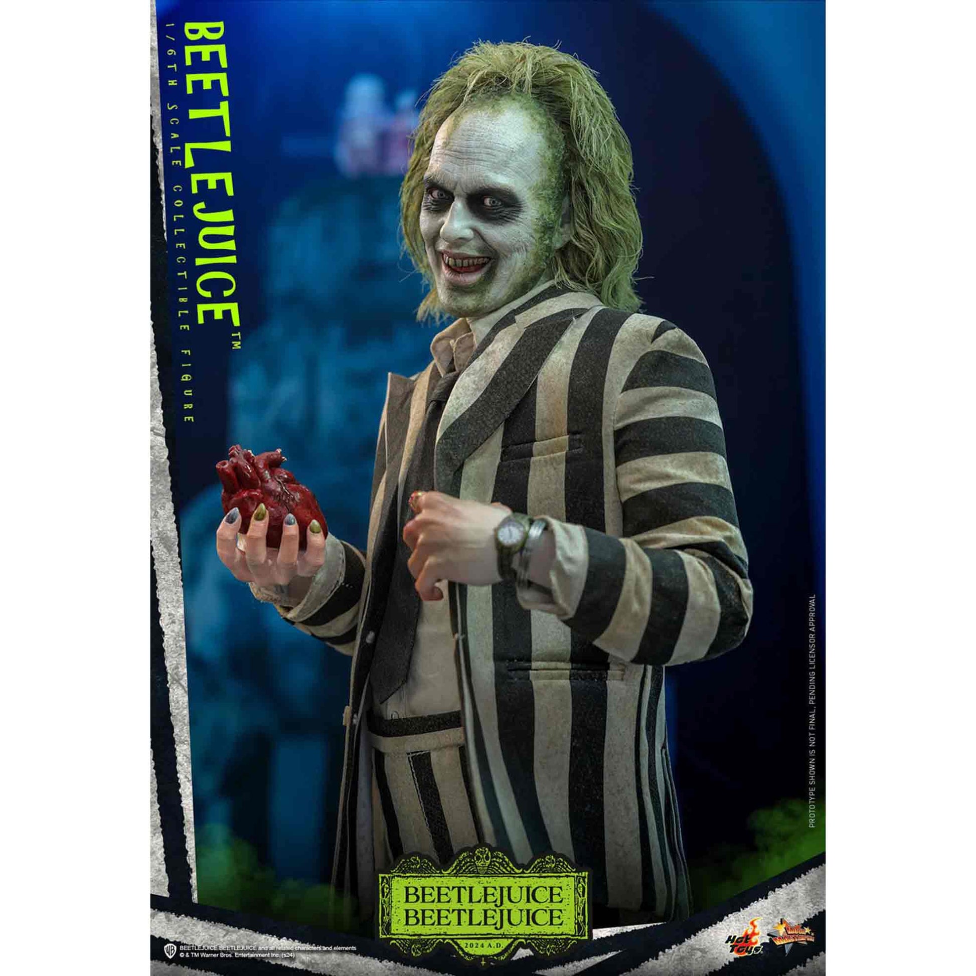Hot Toys: Beetlejuice - Movie Masterpiece Actionfigur 1/6 - 30 cm
