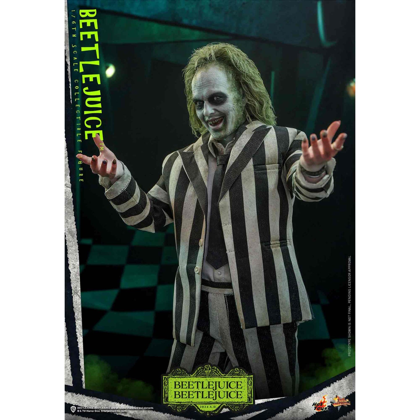 Hot Toys: Beetlejuice - Movie Masterpiece Actionfigur 1/6 - 30 cm